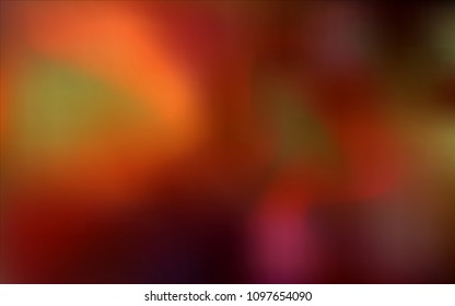 Dark Red vector blurred bright template. Colorful abstract illustration with gradient. Brand-new design for your business.