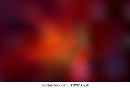 Dark Red vector blurred bright template. Colorful illustration in abstract style with gradient. The completely new template can be used for your brand book.