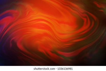 Dark Red vector blurred bright template. Modern abstract illustration with gradient. Background for a cell phone.
