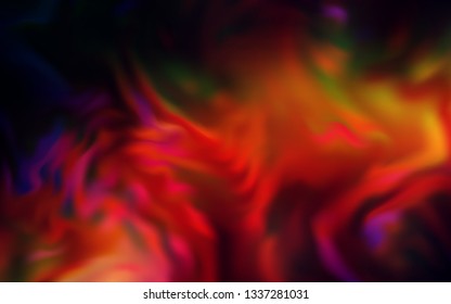 Dark Red vector blurred bright pattern. Colorful abstract illustration with gradient. Elegant background for a brand book.