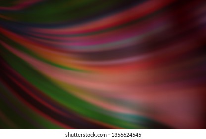 Dark Red vector blurred bright template. Colorful abstract illustration with gradient. The best blurred design for your business.