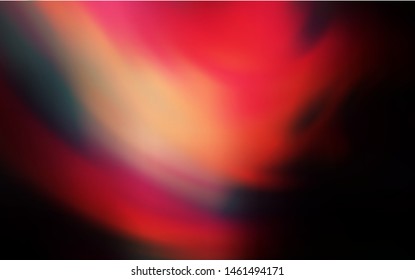 Dark Red vector blurred bright template. Colorful illustration in abstract style with gradient. Background for designs.