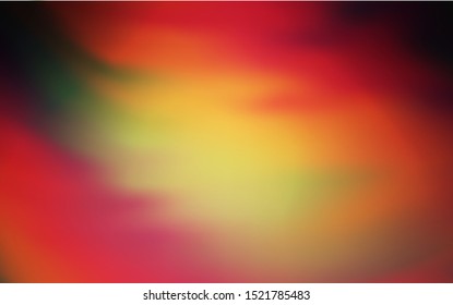 Dark Red vector blurred bright pattern. Colorful abstract illustration with gradient. Background for designs.