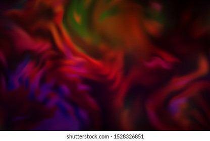Dark Red vector blurred bright pattern. Colorful abstract illustration with gradient. Elegant background for a brand book.