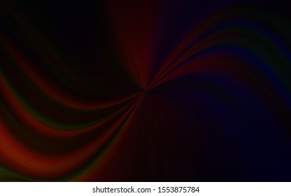 Dark Red vector blurred bright template. New colored illustration in blur style with gradient. New style design for your brand book.