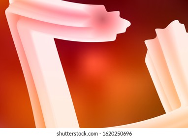 Dark Red vector blurred bright pattern. An elegant bright illustration with gradient. Background for designs.