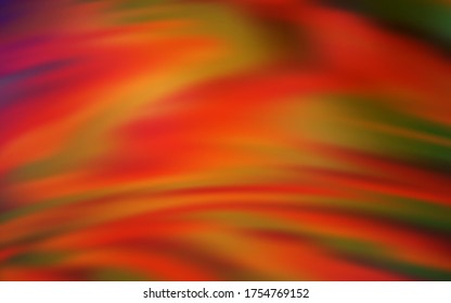Dark Red vector blurred bright texture. Colorful abstract illustration with gradient. The best blurred design for your business.