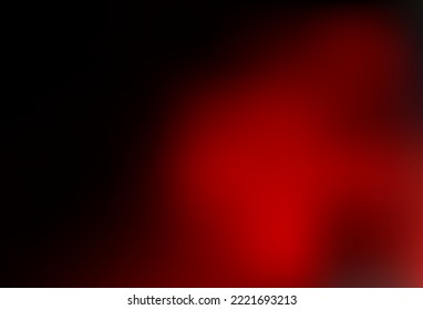 Image vectorielle Rouge foncé modèle flou clair. Illustration abstraite vague avec dégradé. Nouveau modèle pour votre conception.
