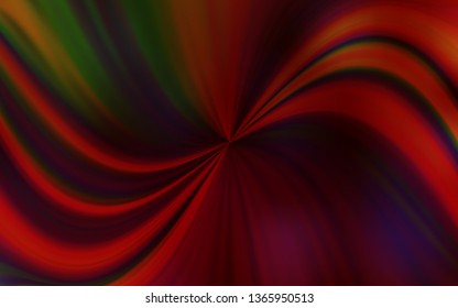 Dark Red vector blurred and colored pattern. Creative illustration in halftone style with gradient. Smart design for your work.