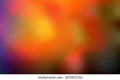 Dark Red vector blurred shine abstract cover. Colorful abstract illustration with gradient. The completely new template can be used for your brand book.