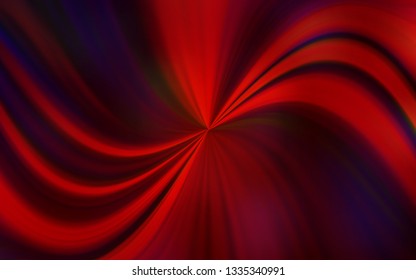 Dark Red vector blurred shine abstract background. Creative illustration in halftone style with gradient. New way of your design.
