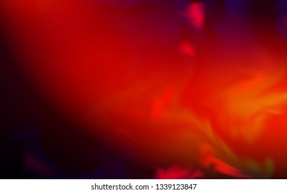 Dark Red vector blurred shine abstract background. Colorful abstract illustration with gradient. New style for your business design.