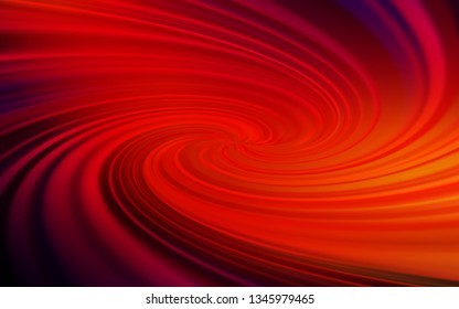 Dark Red vector blurred shine abstract template. Creative illustration in halftone style with gradient. Smart design for your work.