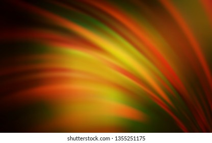 Dark Red vector blurred shine abstract template. Modern abstract illustration with gradient. Smart design for your work.
