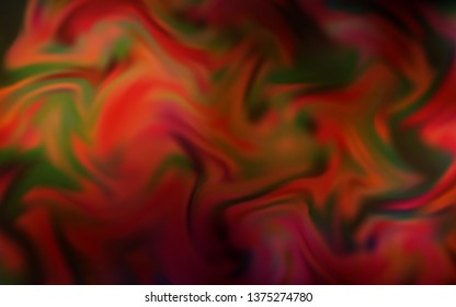 Dark Red vector blurred shine abstract template. Colorful abstract illustration with gradient. Background for designs.