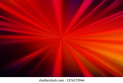 Dark Red vector blurred shine abstract background. Colorful illustration in abstract style with gradient. Blurred design for your web site.