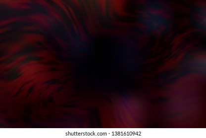 Dark Red vector blurred shine abstract template. An elegant bright illustration with gradient. Completely new design for your business.