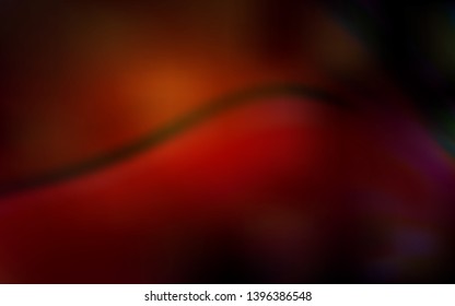 Dark Red vector blurred shine abstract background. Creative illustration in halftone style with gradient. Blurred design for your web site.