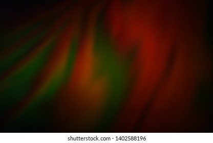 Dark Red vector blurred shine abstract template. An elegant bright illustration with gradient. Background for designs.