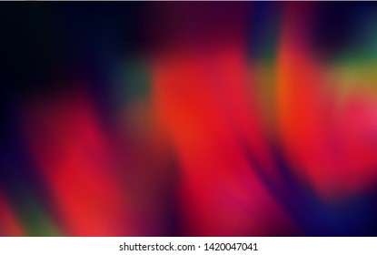 Dark Red vector blurred shine abstract texture. An elegant bright illustration with gradient. Completely new design for your business.