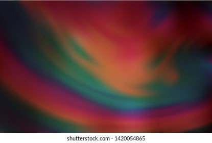Dark Red vector blurred shine abstract template. Colorful illustration in abstract style with gradient. The best blurred design for your business.