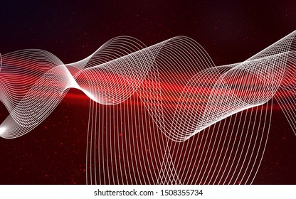 Dark Red vector blurred shine abstract texture. Colorful abstract illustration with gradient. New style design for your brand book.