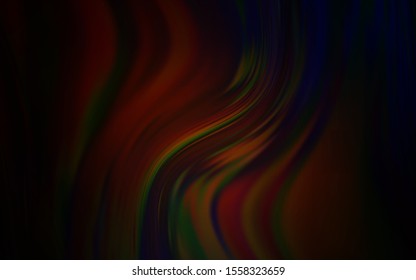 Dark Red vector blurred shine abstract template. Colorful illustration in abstract style with gradient. The best blurred design for your business.