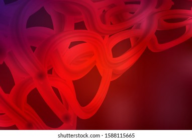 Dark Red vector blurred shine abstract template. Modern abstract illustration with gradient. The best blurred design for your business.