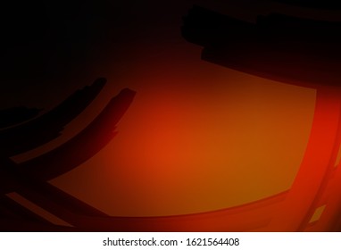 Dark Red vector blurred shine abstract template. Glitter abstract illustration with gradient design. Elegant background for a brand book.