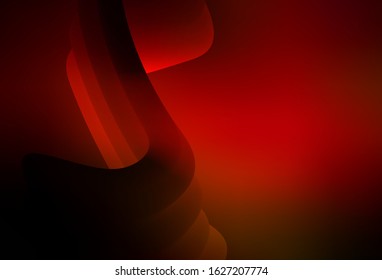 Dark Red vector blurred shine abstract background. Colorful illustration in abstract style with gradient. Background for a cell phone.