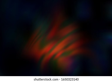 Dark Red vector blurred shine abstract background. Colorful abstract illustration with gradient. Smart design for your work.