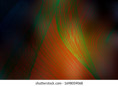 Dark Red vector blurred shine abstract template. New colored illustration in blur style with gradient. Completely new design for your business.