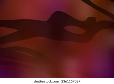 Dark Red vector blurred shine abstract template. Modern abstract illustration with gradient. Blurred design for your web site.