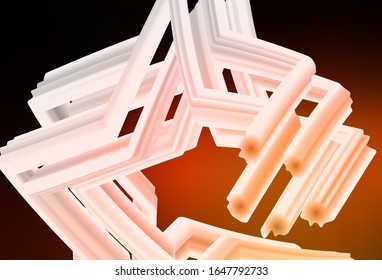 Dark Red vector blurred template. A completely new colored illustration in blur style. New design for your business.