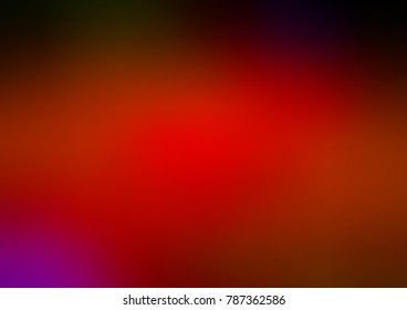Dark Red vector blurred template. A vague abstract illustration with gradient. The template can be used as a background of a cell phone.