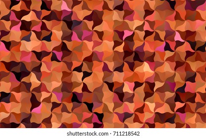 Dark Red vector blurry arched pattern. Shining crooked illustration in a brand-new style. The template can be used as a background for cell phones.