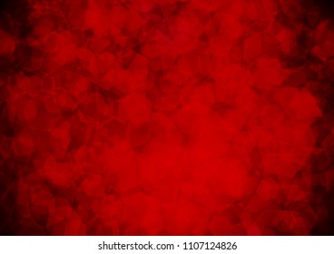 Dark Red vector blurry hexagon pattern. Colorful abstract illustration with gradient. Brand new design for your business.