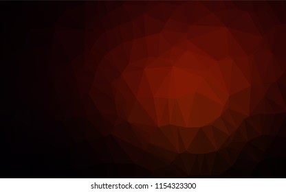 Dark Red vector blurry hexagon template. Modern geometrical abstract illustration with gradient. The elegant pattern can be used as part of a brand book.