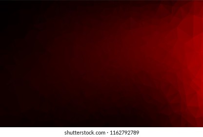 Dark Red vector blurry hexagon texture. Colorful illustration in abstract style with gradient. A completely new template for your business design.