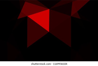 Dark Red vector blurry hexagon texture. Shining colored illustration in a Brand new style. The textured pattern can be used for background.