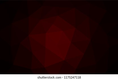Dark Red vector blurry hexagon texture. Shining colored illustration in a Brand new style. A completely new design for your business.