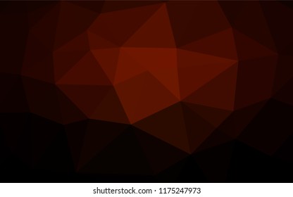Dark Red vector blurry hexagon texture. Modern geometrical abstract illustration with gradient. The textured pattern can be used for background.