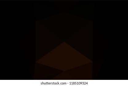 Dark Red vector blurry hexagon texture. Geometric illustration in Origami style with gradient.  Brand new style for your business design.