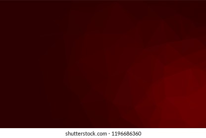 Dark Red Vector Blurry Hexagon Texture. Shining Colored Illustration In A Brand New Style. The Textured Pattern Can Be Used For Background.