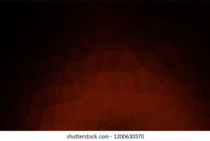 Dark Red vector blurry hexagon template. Glitter abstract illustration with an elegant design. A completely new template for your business design.