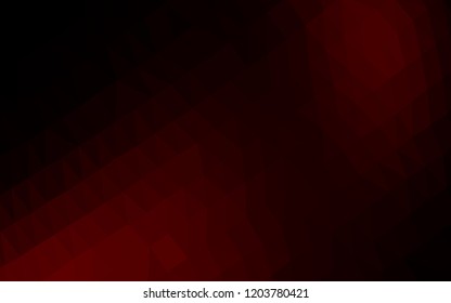 Dark Red vector blurry hexagon texture. Colorful illustration in abstract style with gradient. Brand new design for your business.