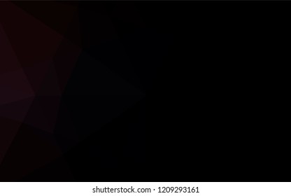 Dark Red vector blurry hexagon pattern. Colorful abstract illustration with gradient. The completely new template can be used for your brand book.