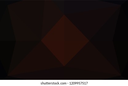 Dark Red vector blurry hexagon texture. A completely new color illustration in a vague style. The template can be used as a background for cell phones.