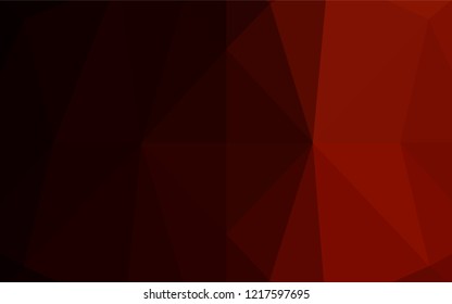 Dark Red vector blurry hexagon texture. A vague abstract illustration with gradient. Brand new design for your business.