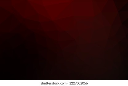 Dark Red vector blurry hexagon texture. Colorful illustration in abstract style with gradient. A completely new template for your business design.